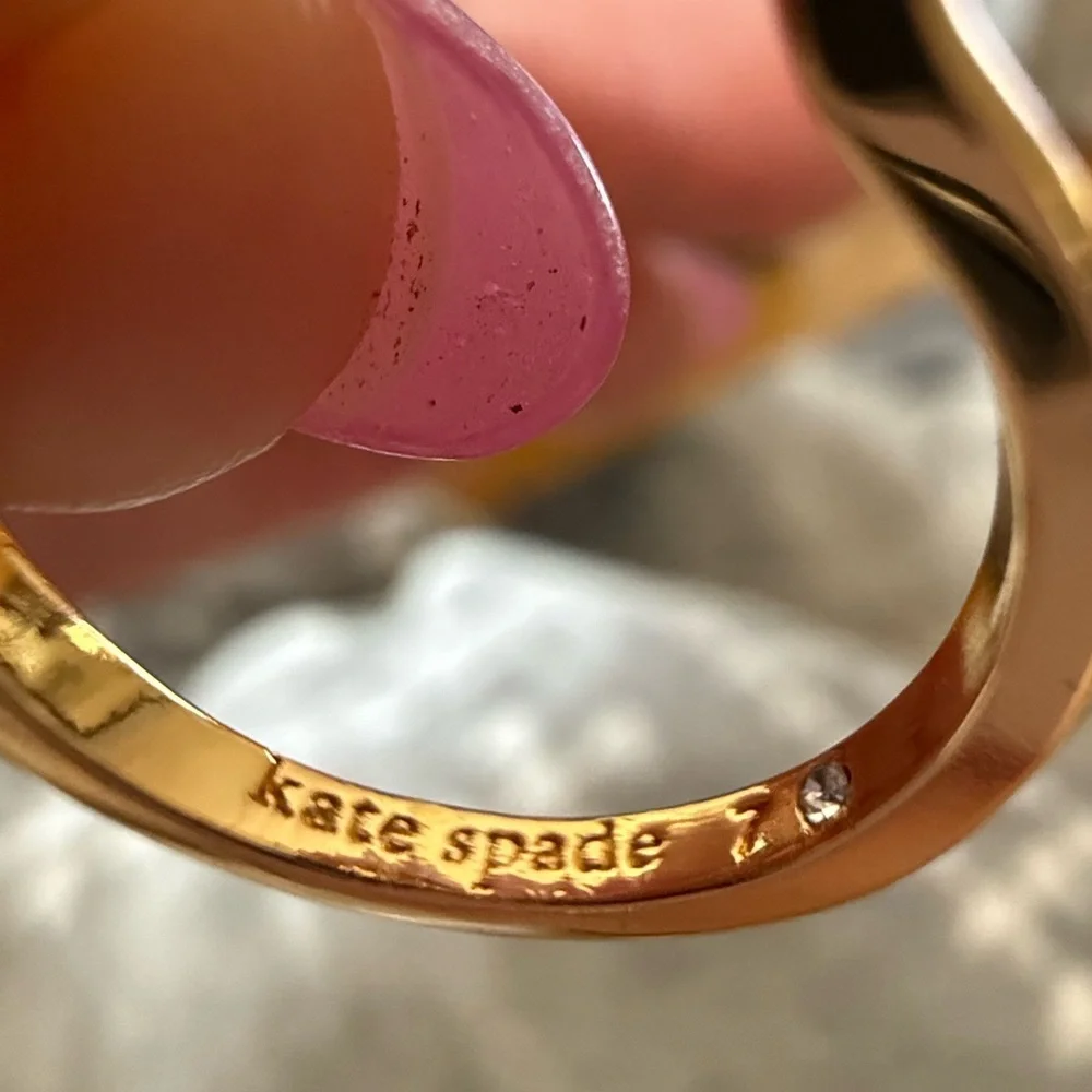 Authentic Kate Spade Donut Ring - Size 7 - NWOT